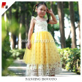 Wholesale floral printed tulle dress for girls